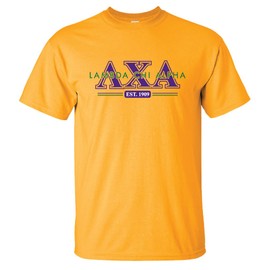 VictoryStore Apparel - Lambda Chi Alpha Established 1909 Standard T-Shirt, Large, Athletic Gray