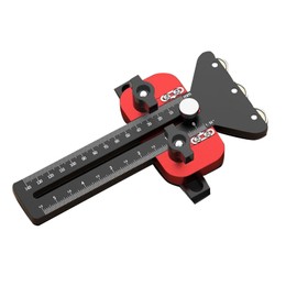 Thin Rip Table Saw Jig - 3 Pulleys Thin Rip Jig for Making Repetitive Narrow Strip Cuts, Table Saw Guide Fits for 3/8“ x 3/4” U Slot and 1/4“ x 3/8” T Slot