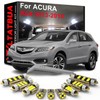 LED Interior Light Kit Package Replacement for ACURA RDX TB3
