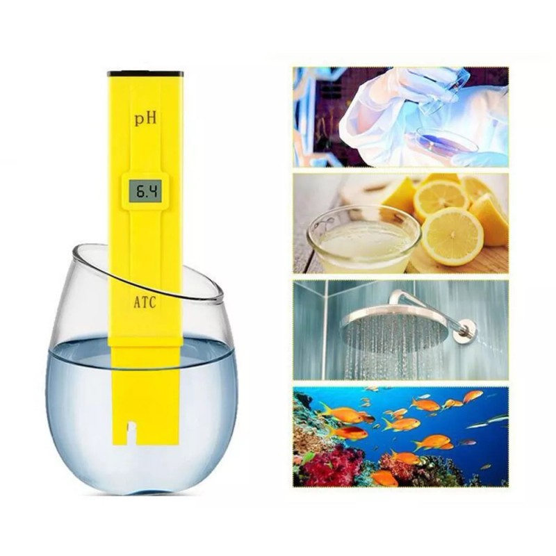 Digital PH Meter Pocket Pen Tester 0.1 Resolution PH Meter