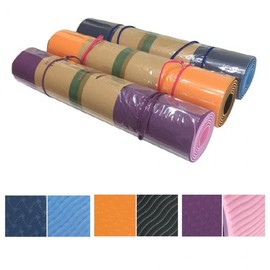 GEO Double-Sided Compressed Yoga Mat Yoga/Pilates Mat, 6mm, Compressed [Jukyung] - Purple Pink