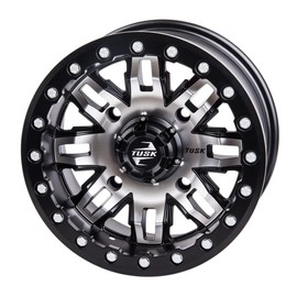 4/137 Tusk Teton Beadlock Wheel 14x7 5.0 + 2.0 Machined/Black For Can-Am Maverick X3 X RS Turbo RR Smart-Shox 72 Inch 2021-2024