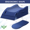 CushZone Leg Pillow, Leg Elevation Pillows for After Surgery, Double