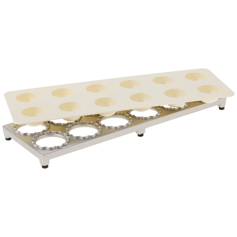 Fox Run Ravioli Maker, Flower Shaped, Aluminum, Makes 12 1.5"