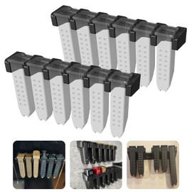 LULACOOL Magazine Mount Holder for Glock 17 19 22 23 26 31 32 33 34 Mags,Pistol Mag Wall Display Storage Organization System,Gun Safe Wall Garage,Glock magazine Mount ( 2 Pack )