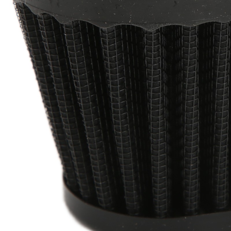 51mm/2in Motorcycle Air Filter ClampOn Dustproof Rubber Black Replacement for