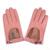 [Harssidanzar] Women's Genuine Leather Driving Gloves, Shearling Driving Ladies Touch