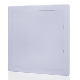 Suteck Plumbing Access Panel for Drywall Ceiling 8 x 8 Inch Reinforced Plastic Wall Access Doors Removable Hinged White