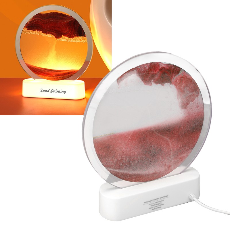 Quicksand Painting Light USB Plug in Eye Protection Art Decoration