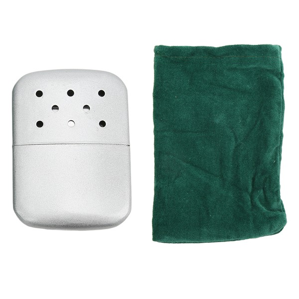 Portable Fuel Hand Warmer Mini Reusable Pocket Zinc Alloy Double
