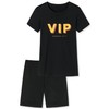 In One Clothing Women's Short Pyjamas 100% Cotton with Motif