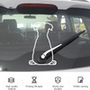 Dog Wiper Sticker for Rear Window, Dog Stickers for Car