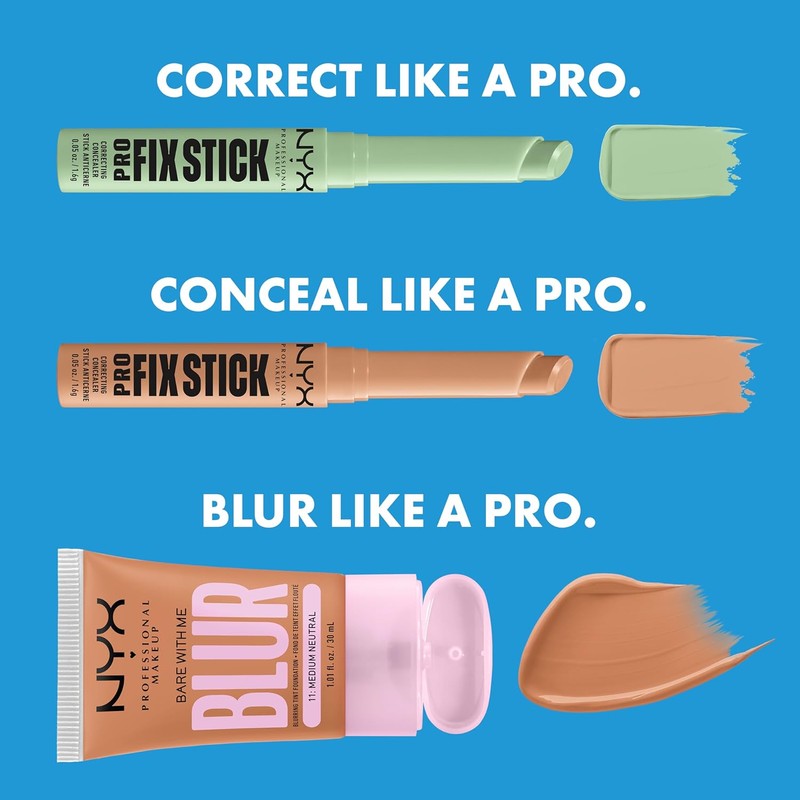 NYX Professional Makeup, Pro Fix Stick, Corrector en Barra, Tono