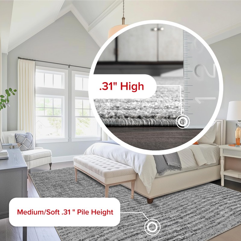 nuLOOM Sherill Abstract Transitional Runner Rug, 2' 6" x 14',