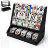 Detachable Trading Card Display Stand, Tiered Showcase and 5-Row Organizer