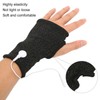 2pcs Conductive Wristband Reduce Pain Swelling Silver Fiber Elastic for