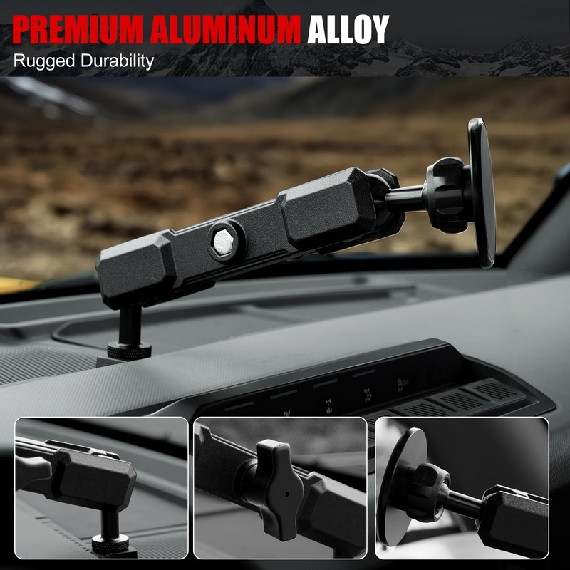 Mabett Aluminum Phone Mount Holder for 2021-2026 Ford Bronco Accessories
