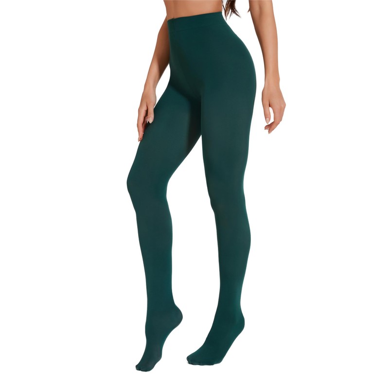 DUCMODA Women's High Waist 80 Denier Soft Elastic Semi-Opaque Solid