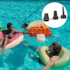 Black Inflatable Pump Adapter Plastic Nozzle Pump Nozzle Head Air