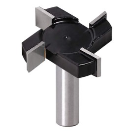 CNC Spoilboard Surfacing Router Bit, 1/2 Inch Shank Slab Flattening Router Bit Carbide Tipped Surface Planing Bottom Cleaning Cutter 1 inch Diameter Planer Bit Woodworking Router Tool by CHoiKWong