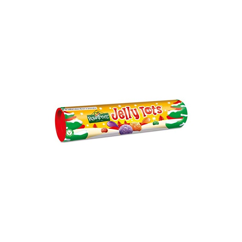 Rowntrees Jelly Tots Giant Tubes 130g (Pack of 3)