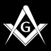 Simple Square & Compass with G Masonic Vinyl Decal -