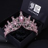 IRYCSSCE birthday princess pink crown for women