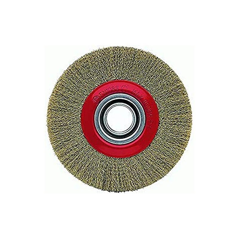 Industrial Plated Brass Round Brush Crimped Wire