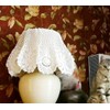 Hetao 100% Cotton Handmade Crochet Round Tablecloth Doilies Lace Table