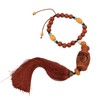 Wood Carved Amulet Pendant Peach Wood Detailed Carving Beautiful Safe