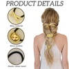 5 Pcs Hair Accessories, Metall Haarmanschetten, Haarschmuck Gold Women Hair
