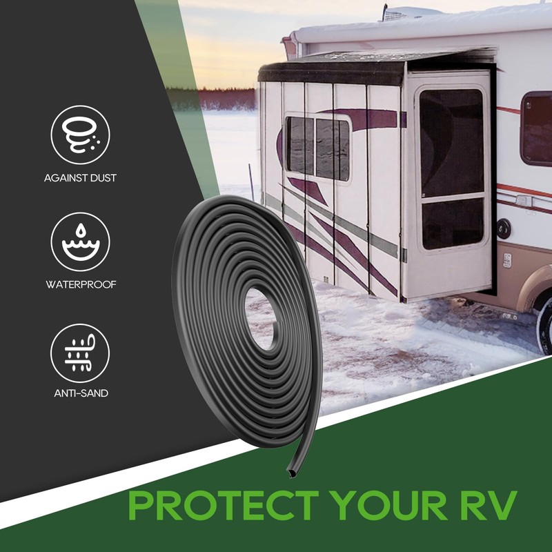 RVGUARD 40FT RV Slide Out Seal, Waterproof RV Seal Replacement