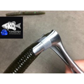 TKO Tungsten Senko Wacky / Neko Rig Kit with Install Pliers (2 packs 10ct each) - XS