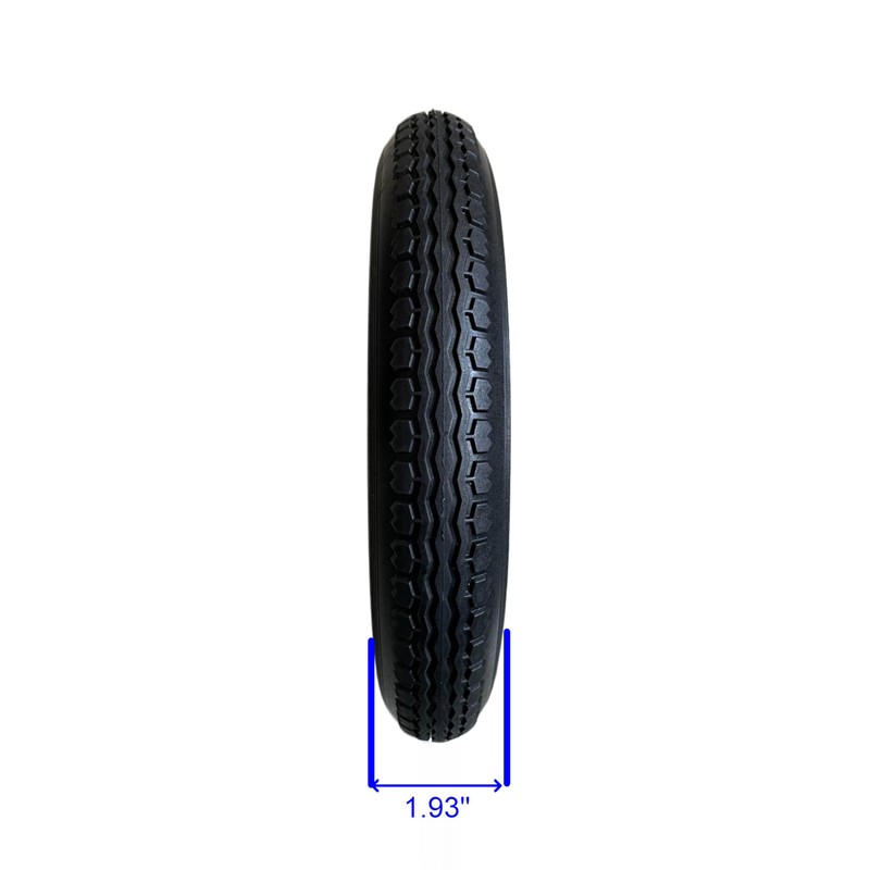 Wheelchair 12 inch Rear Wheel Assembly 12 1/2 x 2