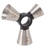 3 End Bar Measuring Cup 304 Stainless Steel Ergonomic Wine