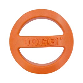 Van Ness Pets Doggi Catch and Carry Flying Disc Floating Dog Toy, Small, Orange