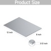 304 Stainless Steel Sheet - 12" X 8" X 1/8"