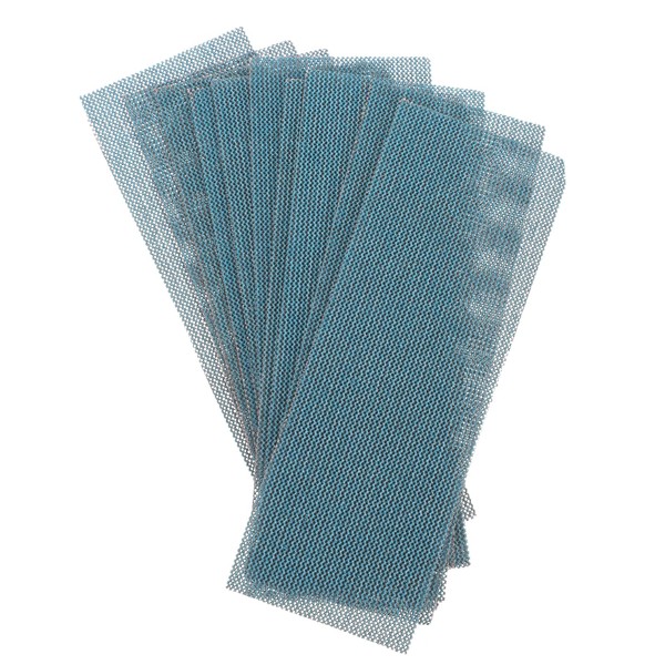 HARFINGTON 10pcs Mesh Sanding Sheets 120 Grits 2.8" x 7.8"