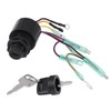 Boat Ignition Key Switch Assembly for Mercury Outboard Remote Control