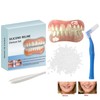 Dentures Set, False Artificial Temporary Teeth Braces Smile Veneers Cosmetic