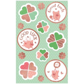 Avery Zweckform 14 Decorative Stickers Good Luck (Stickers, Happiness, Cards, Gifts, Birthday, Congratulations, Celebration, Party) Item 57075