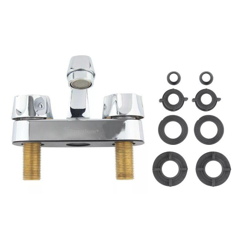 Sanplom Llave Mezcladora Para Lavabo 4'' Maneral Zamac 8955 Sanplom