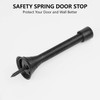 85mm Spring Door Stop - Heavy Duty Metal Wall Mounted