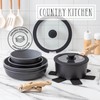 Country Kitchen 16 Piece Pots and Pans Set - Safe