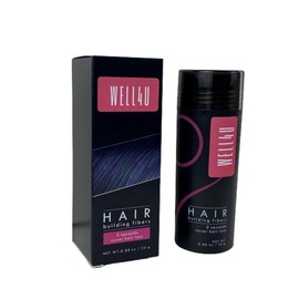 WELL4U Hair Filler, Scattered Hair, Pouring Hair, Hair Thickening, 10 Colours, 25 g (Grey, 25 g)