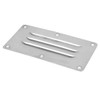 X AUTOHAUX 2pcs Boat 304 Stainless Steel Stamped Louvered Ventilation