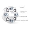 RockTrix 4x4 Wheel Spacers, 2 inch Thick Golf Cart Wheel