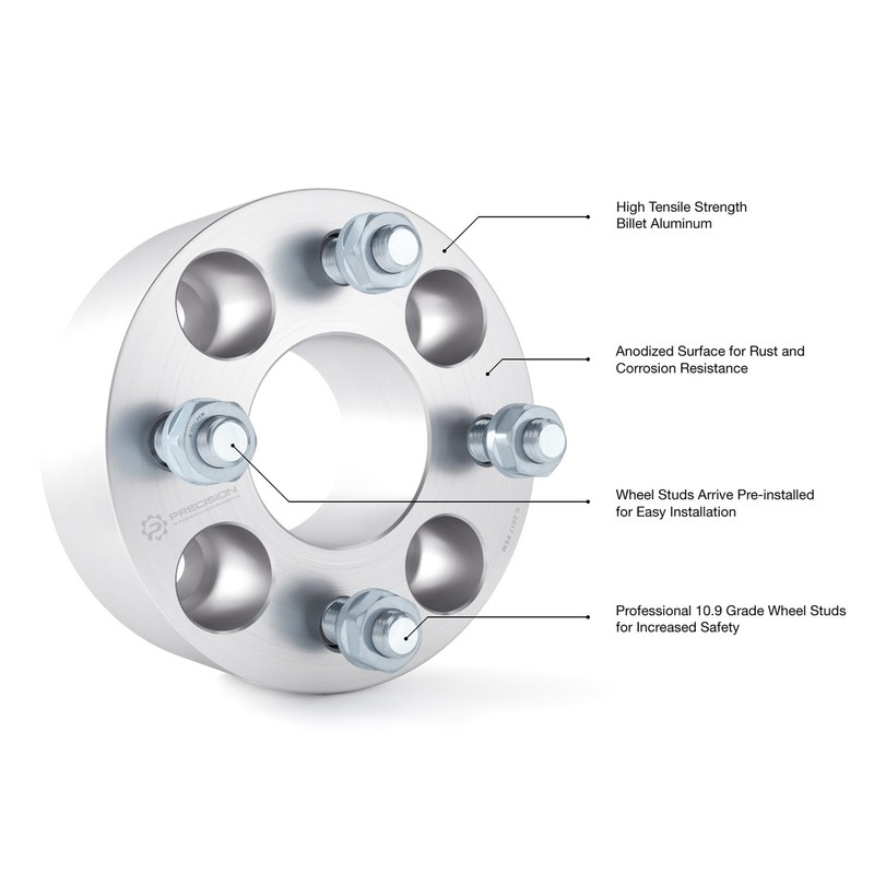 RockTrix 4x4 Wheel Spacers, 2 inch Thick Golf Cart Wheel