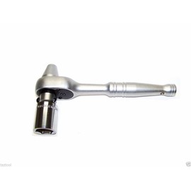 Scaffold Ratchet Wrench with 7/8" Socket 1/2" Drive & Hammer Tip Industrial Tool