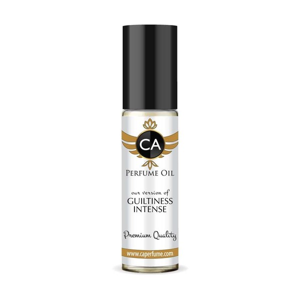 CA Perfume Impression of Guiltiness Intense For Women Replica Fragrance Body Oil Dupes Alcohol-Free Essential Aromatherapy Sample Travel Size Concentrated Long Lasting Attar Roll-On 0.3 Fl Oz/10ml